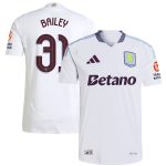 aston villa adidas away authentic shirt 2024-25 with bailey 31 cup printing Collection | Official Aston Villa FC Gear Online