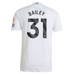 aston villa adidas away authentic shirt 2024-25 with bailey 31 printing Collection | Official Aston Villa FC Gear Online