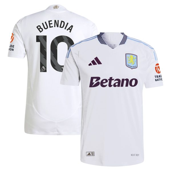 aston villa adidas away authentic shirt 2024-25 with buendia 10 printing Collection | Official Aston Villa FC Gear Online