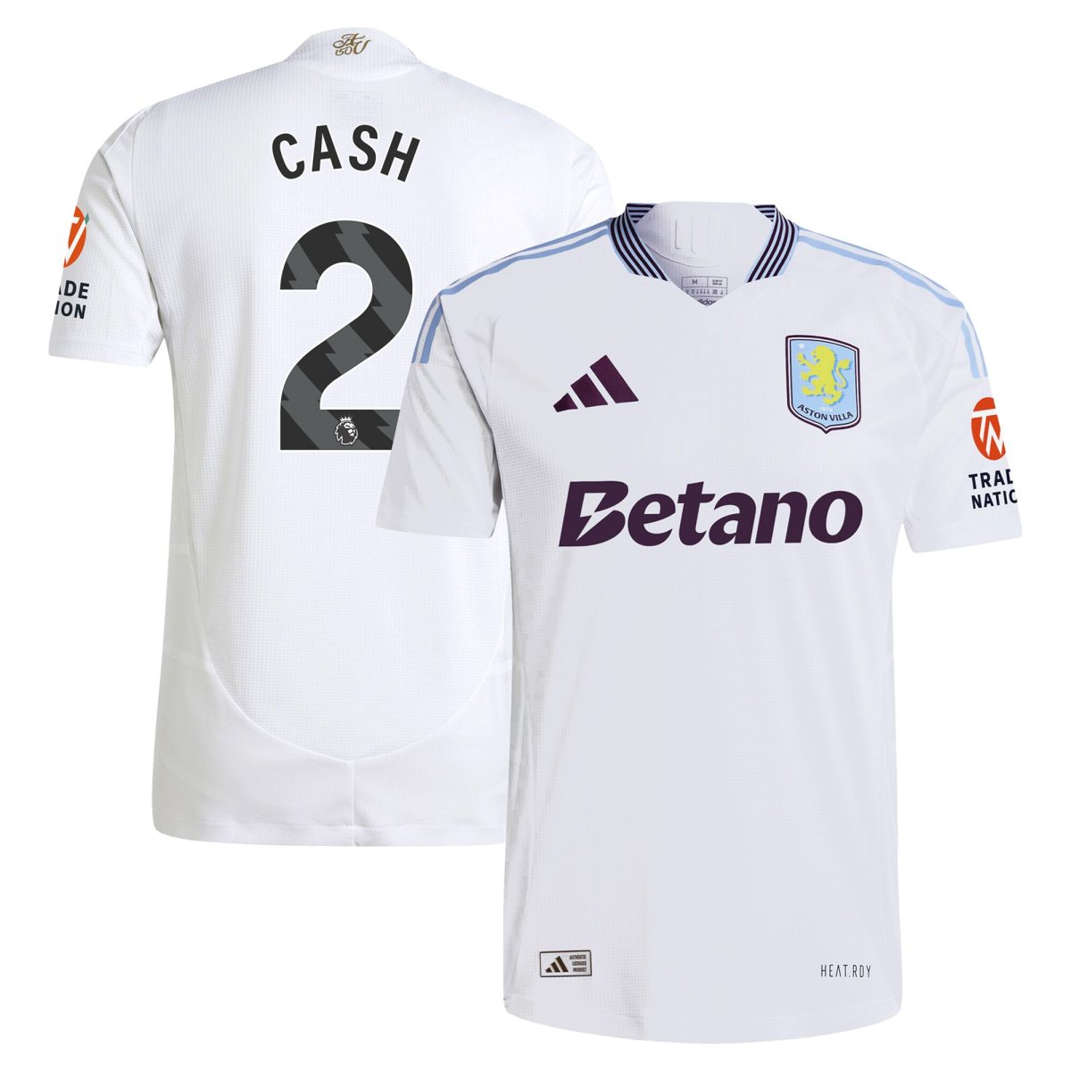 aston villa adidas away authentic shirt 2024-25 with cash 2 printing Collection | Official Aston Villa FC Gear Online