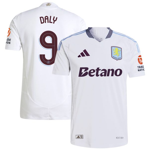 aston villa adidas away authentic shirt 2024-25 with daly 9 cup printing Collection | Official Aston Villa FC Gear Online