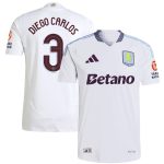aston villa adidas away authentic shirt 2024-25 with diego carlos 3 cup printing Collection | Official Aston Villa FC Gear Online