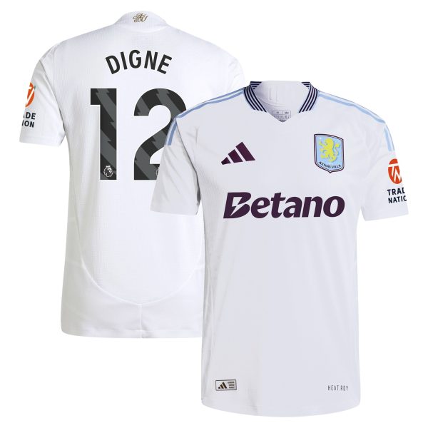 aston villa adidas away authentic shirt 2024-25 with digne 12 printing Collection | Official Aston Villa FC Gear Online