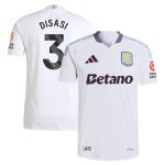 aston villa adidas away authentic shirt 2024-25 with disasi 3 printing Collection | Official Aston Villa FC Gear Online