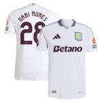 aston villa adidas away authentic shirt 2024-25 with gabi nunes 28 cup printing Collection | Official Aston Villa FC Gear Online