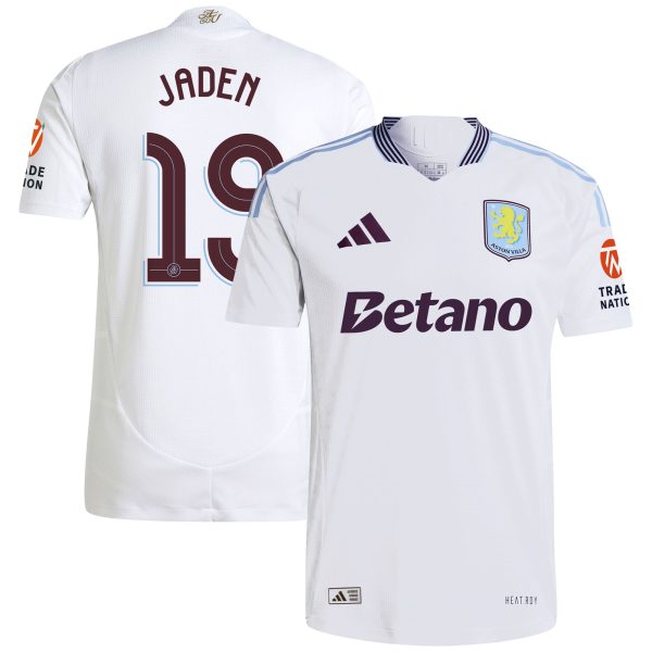 aston villa adidas away authentic shirt 2024-25 with jaden 19 cup printing Collection | Official Aston Villa FC Gear Online