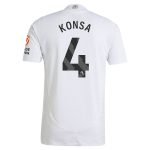 aston villa adidas away authentic shirt 2024-25 with konsa 4 printing Collection | Official Aston Villa FC Gear Online