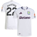 aston villa adidas away authentic shirt 2024-25 with maatsen 22 printing Collection | Official Aston Villa FC Gear Online