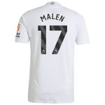 aston villa adidas away authentic shirt 2024-25 with malen 17 printing Collection | Official Aston Villa FC Gear Online