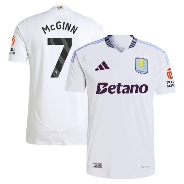 aston villa adidas away authentic shirt 2024-25 with mcginn 7 printing Collection | Official Aston Villa FC Gear Online