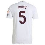 aston villa adidas away authentic shirt 2024-25 with mings 5 cup printing Collection | Official Aston Villa FC Gear Online