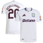 aston villa adidas away authentic shirt 2024-25 with nedeljković 20 cup printing Collection | Official Aston Villa FC Gear Online