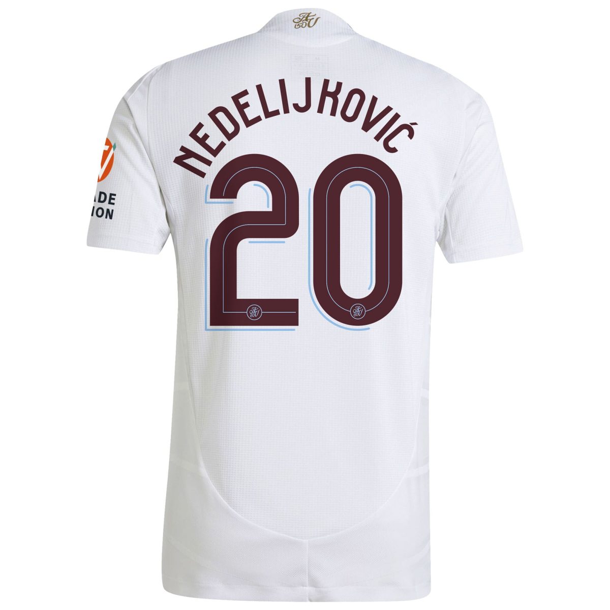 aston villa adidas away authentic shirt 2024-25 with nedeljković 20 cup printing Collection | Official Aston Villa FC Gear Online