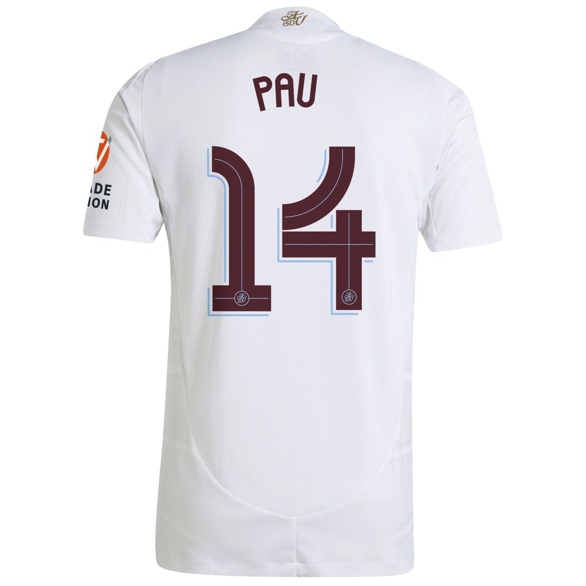 aston villa adidas away authentic shirt 2024-25 with pau 14 cup printing Collection | Official Aston Villa FC Gear Online