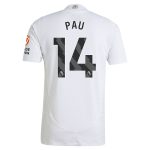 aston villa adidas away authentic shirt 2024-25 with pau 14 printing Collection | Official Aston Villa FC Gear Online