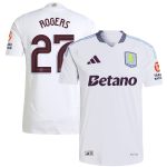aston villa adidas away authentic shirt 2024-25 with rogers 27 cup printing Collection | Official Aston Villa FC Gear Online