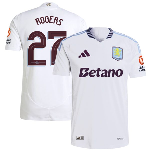 aston villa adidas away authentic shirt 2024-25 with rogers 27 cup printing Collection | Official Aston Villa FC Gear Online