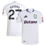 aston villa adidas away authentic shirt 2024-25 with rogers 27 printing Collection | Official Aston Villa FC Gear Online