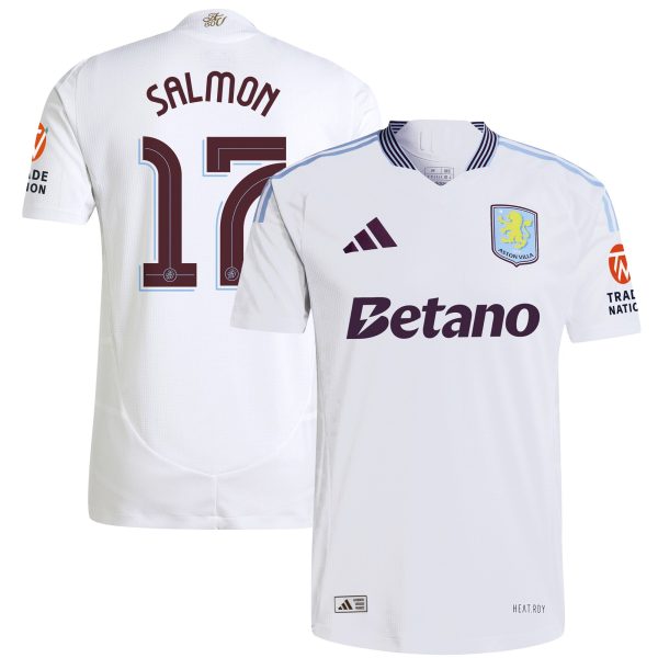 aston villa adidas away authentic shirt 2024-25 with salmon 17 cup printing Collection | Official Aston Villa FC Gear Online