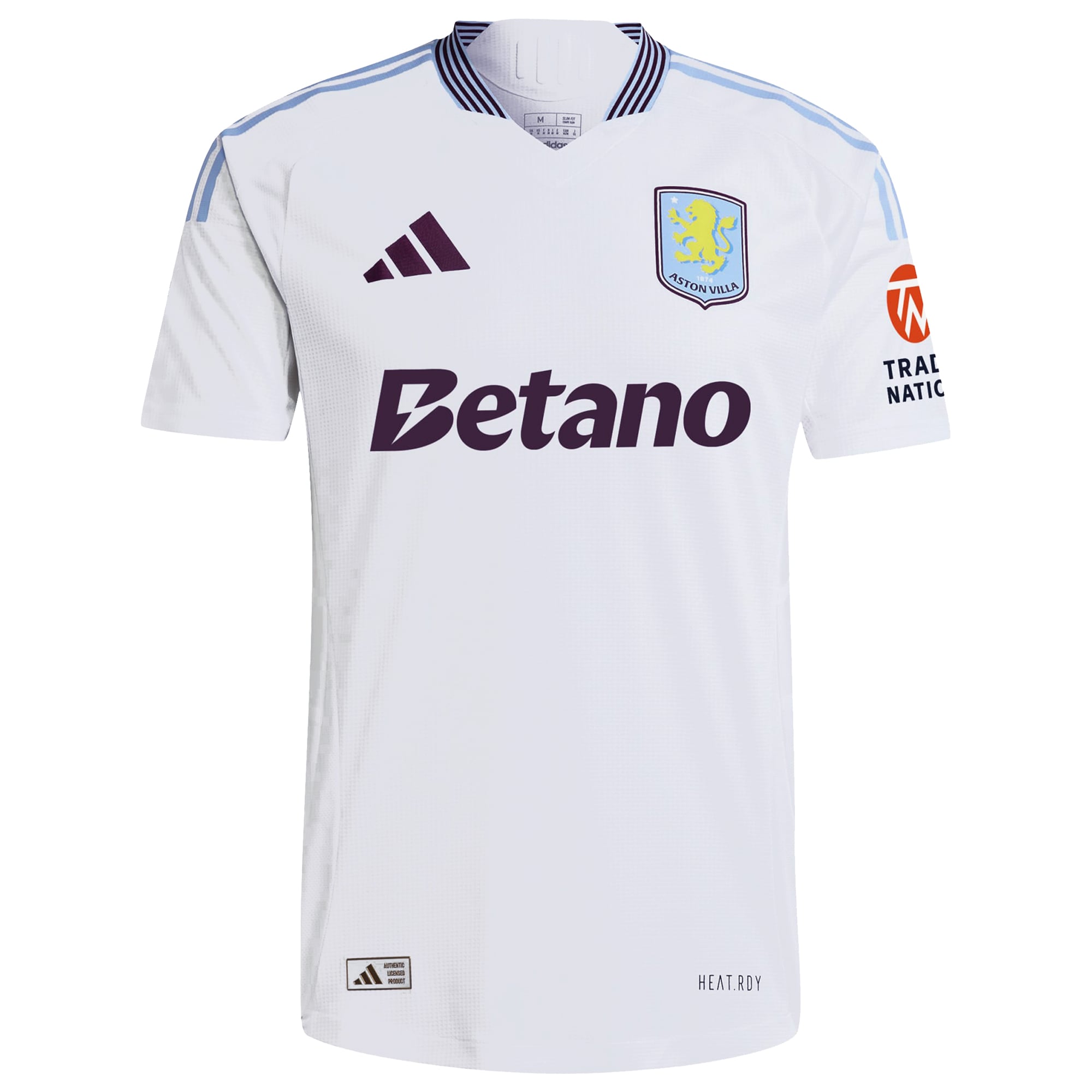 aston villa adidas away authentic shirt 2024-25 with staniforth 5 cup printing Collection | Official Aston Villa FC Gear Online