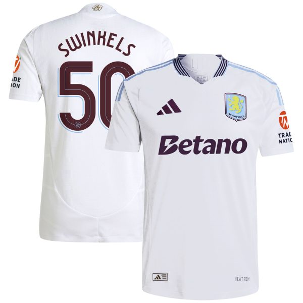 aston villa adidas away authentic shirt 2024-25 with swinkels 50 cup printing Collection | Official Aston Villa FC Gear Online