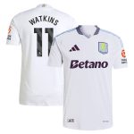 aston villa adidas away authentic shirt 2024-25 with watkins 11 printing Collection | Official Aston Villa FC Gear Online