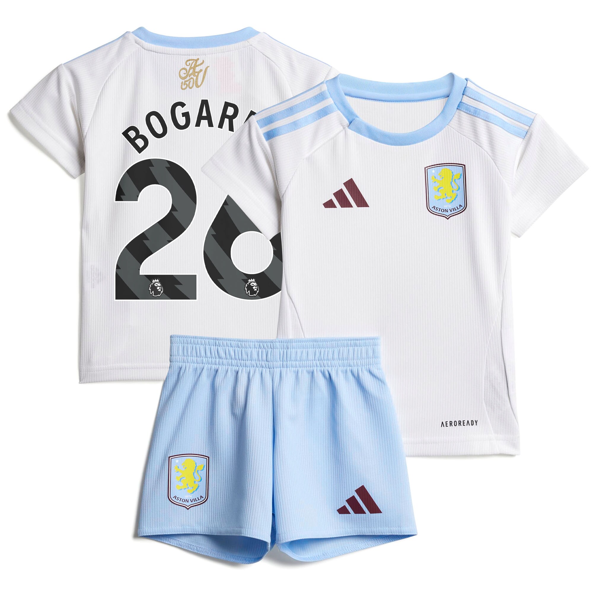 aston villa adidas away baby kit 2024-25 with bogarde 26 printing Collection | Official Aston Villa FC Gear Online