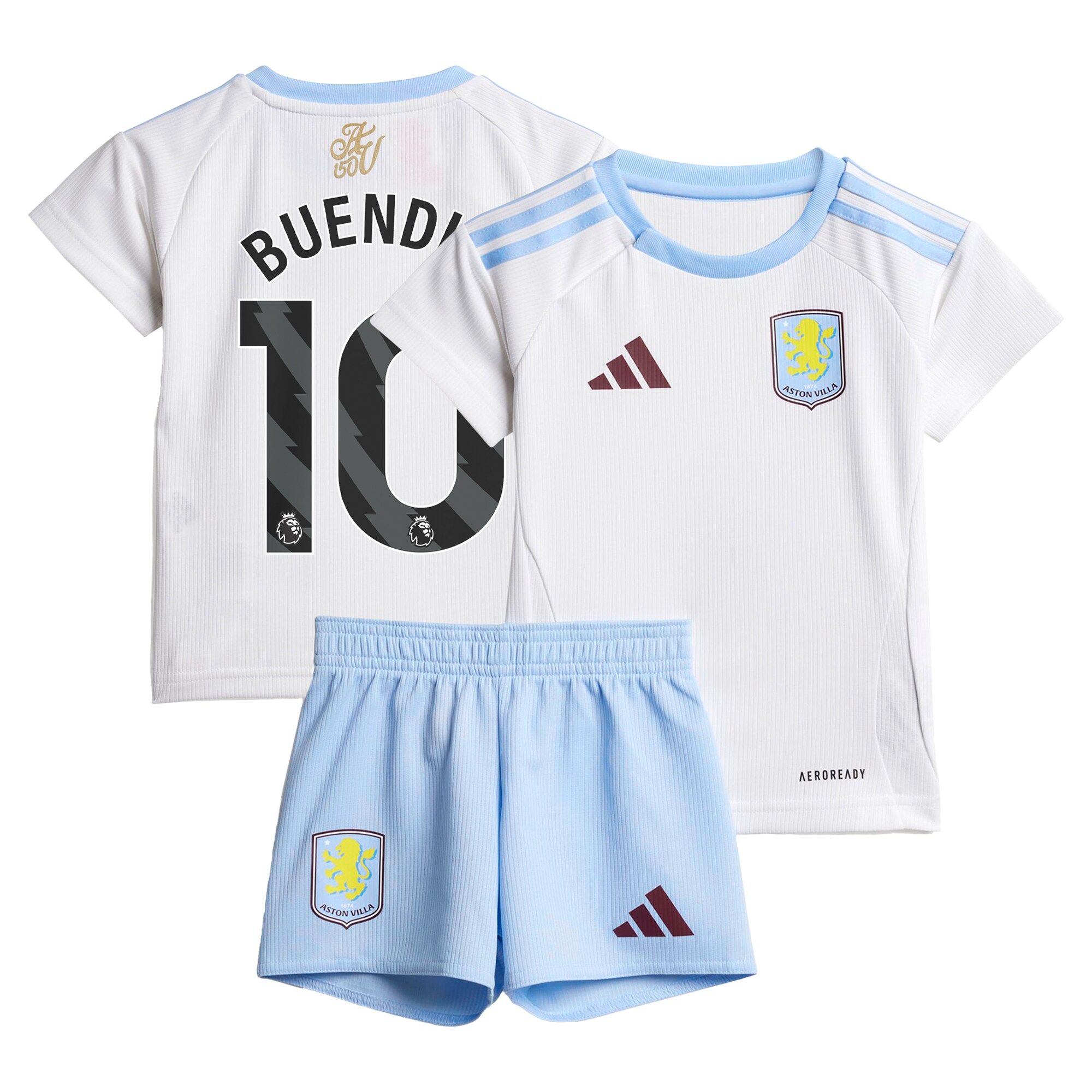 aston villa adidas away baby kit 2024-25 with buendia 10 printing Collection | Official Aston Villa FC Gear Online