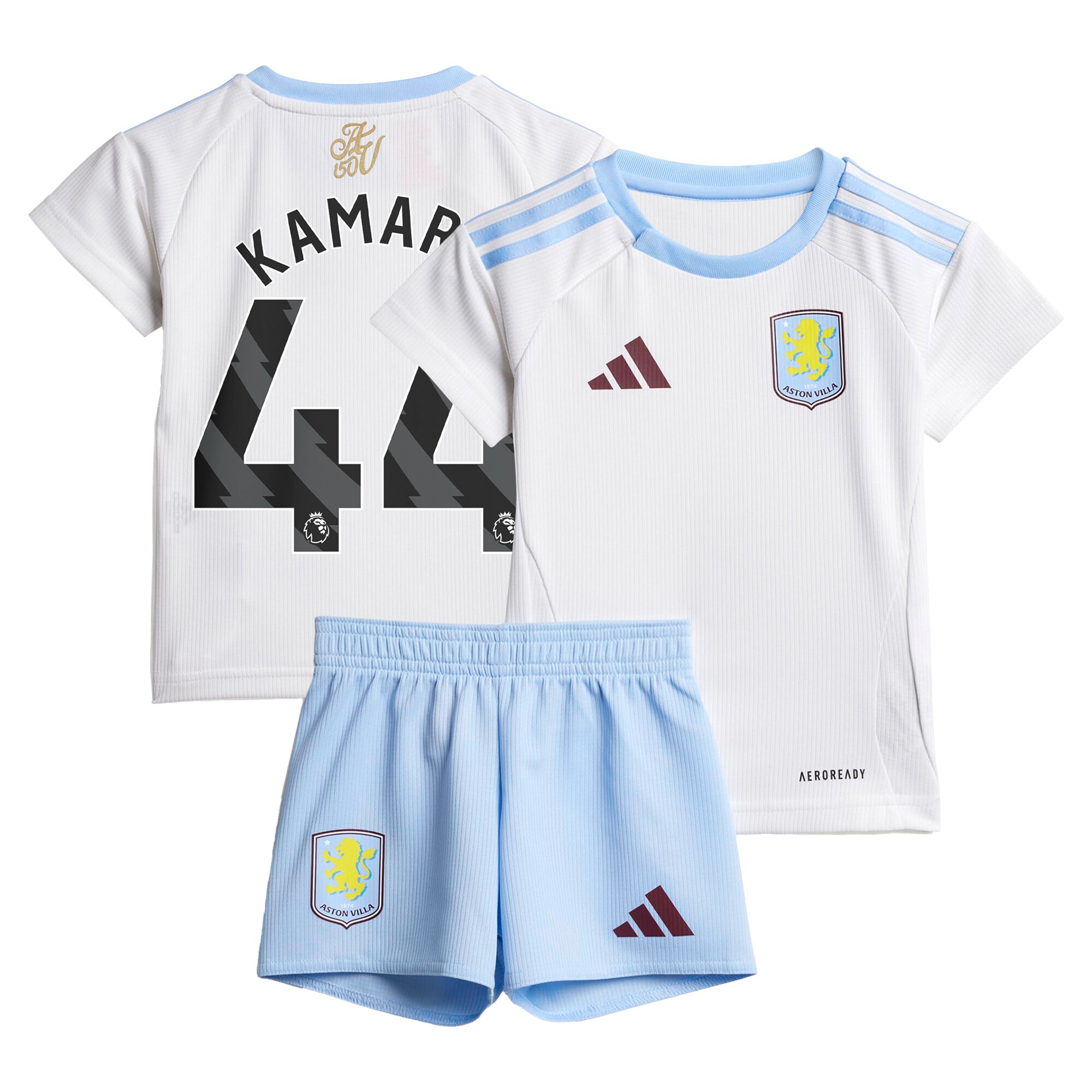 aston villa adidas away baby kit 2024-25 with kamara 44 printing Collection | Official Aston Villa FC Gear Online