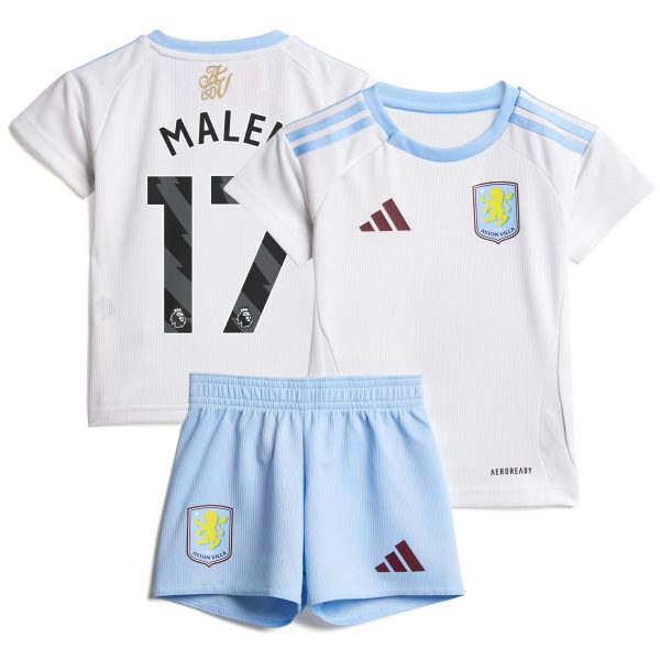 aston villa adidas away baby kit 2024-25 with malen 17 printing Collection | Official Aston Villa FC Gear Online
