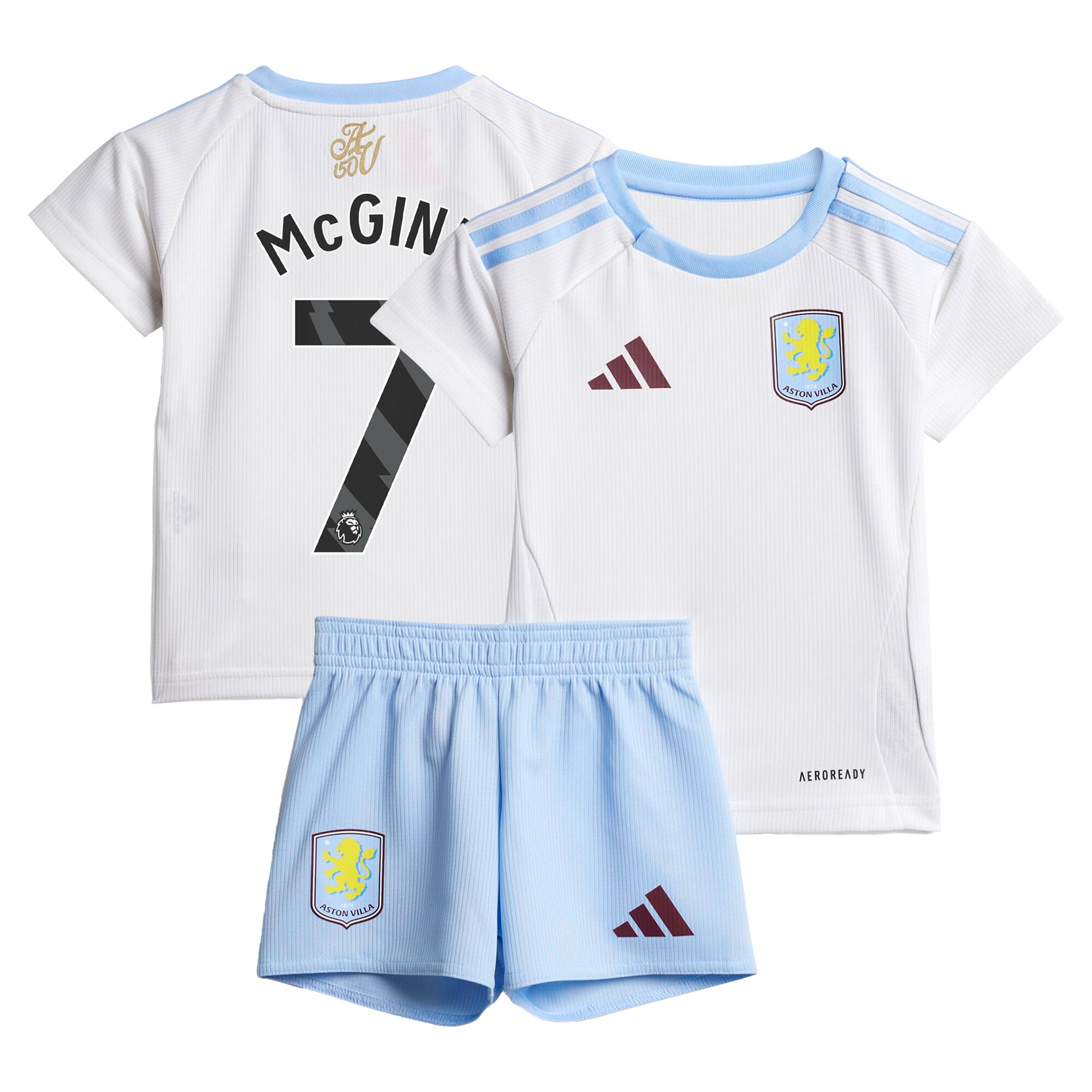aston villa adidas away baby kit 2024-25 with mcginn 7 printing Collection | Official Aston Villa FC Gear Online