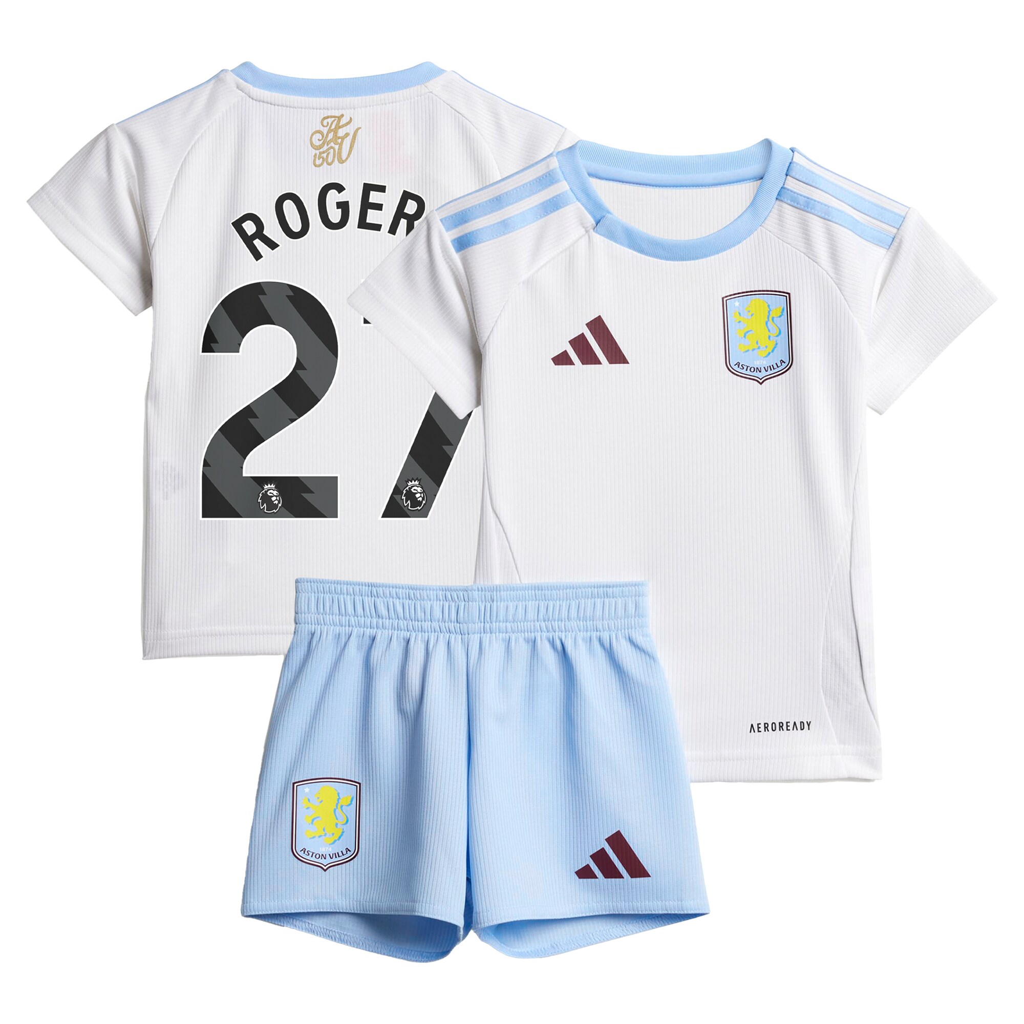 aston villa adidas away baby kit 2024-25 with rogers 27 printing Collection | Official Aston Villa FC Gear Online