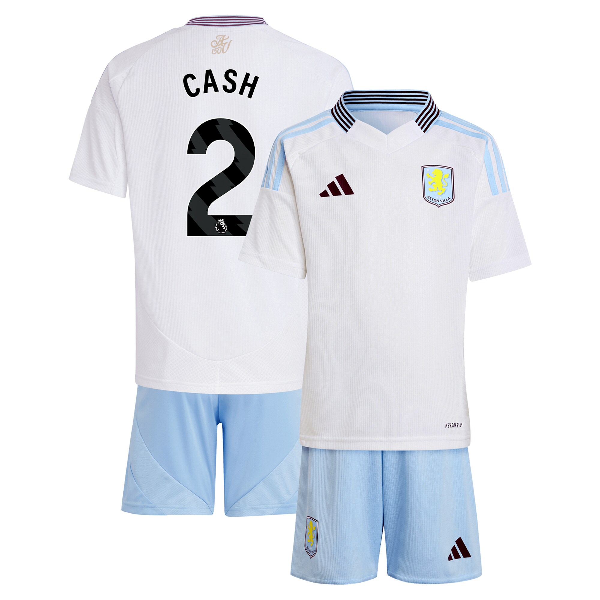 aston villa adidas away mini kit 2024-25 with cash 2 printing Collection | Official Aston Villa FC Gear Online