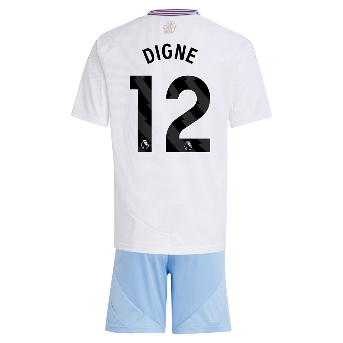 aston villa adidas away mini kit 2024-25 with digne 12 printing Collection | Official Aston Villa FC Gear Online