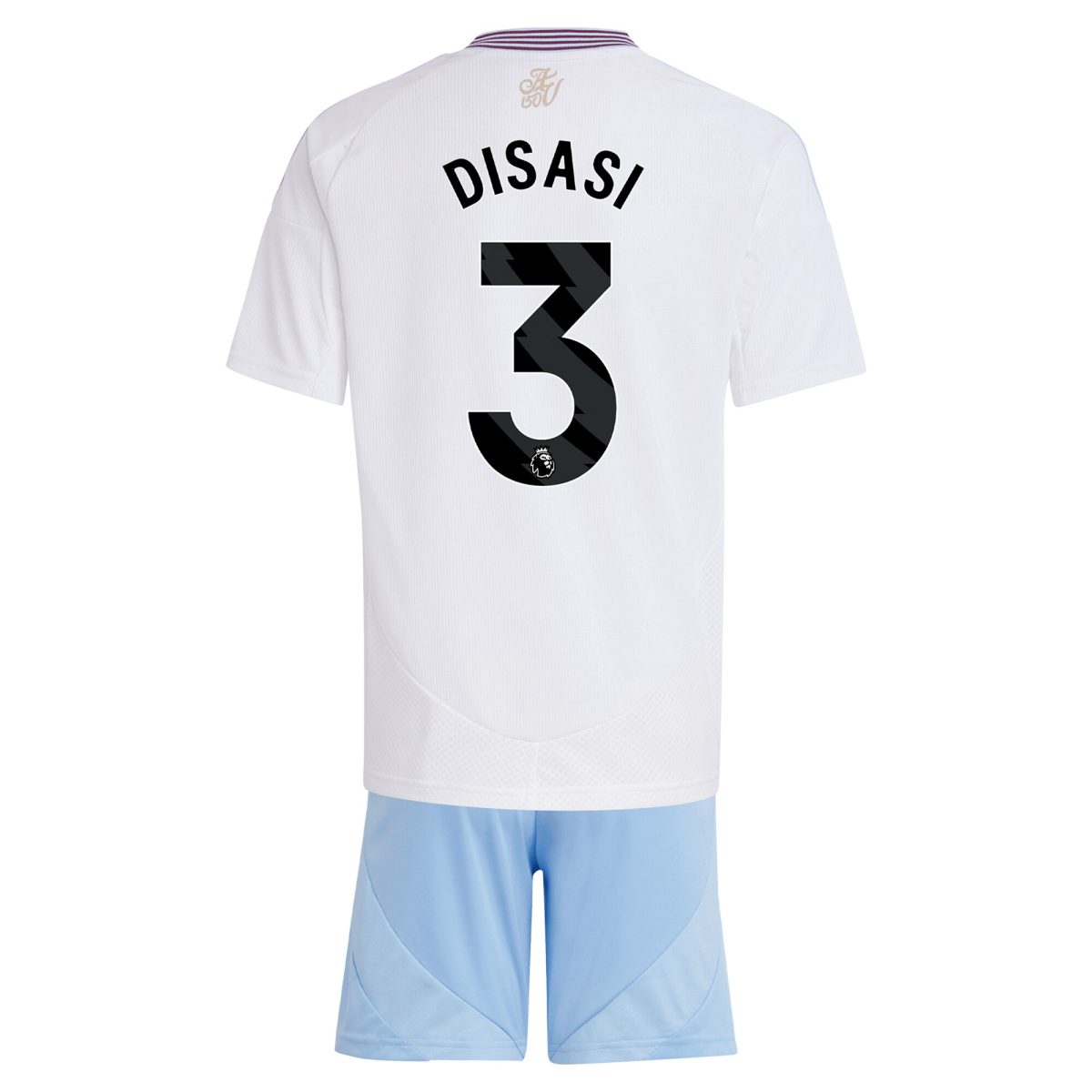 aston villa adidas away mini kit 2024-25 with disasi 3 printing Collection | Official Aston Villa FC Gear Online