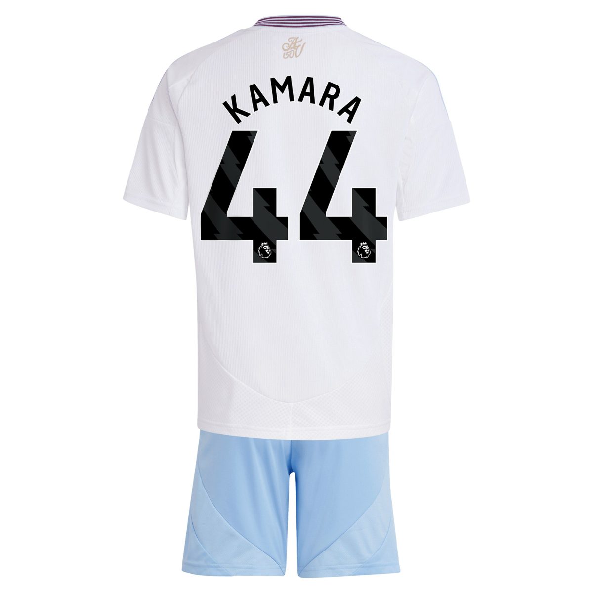 aston villa adidas away mini kit 2024-25 with kamara 44 printing Collection | Official Aston Villa FC Gear Online