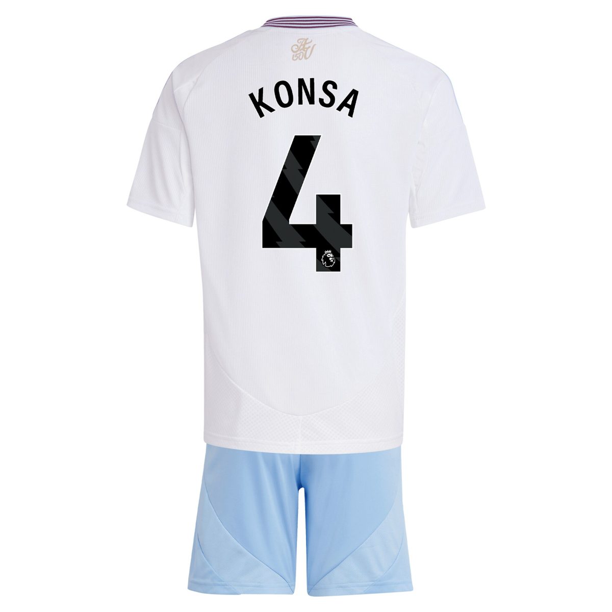 aston villa adidas away mini kit 2024-25 with konsa 4 printing Collection | Official Aston Villa FC Gear Online