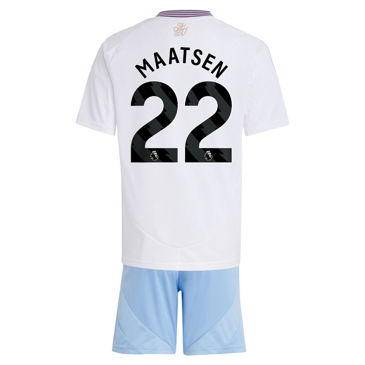 aston villa adidas away mini kit 2024-25 with maatsen 22 printing Collection | Official Aston Villa FC Gear Online