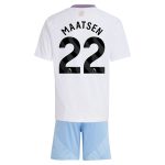 aston villa adidas away mini kit 2024-25 with maatsen 22 printing Collection | Official Aston Villa FC Gear Online