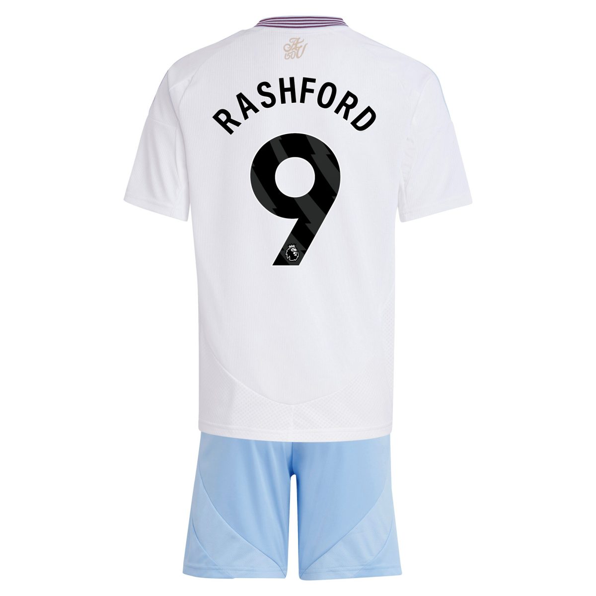 aston villa adidas away mini kit 2024-25 with rashford 9 printing Collection | Official Aston Villa FC Gear Online
