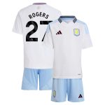 aston villa adidas away mini kit 2024-25 with rogers 27 printing Collection | Official Aston Villa FC Gear Online