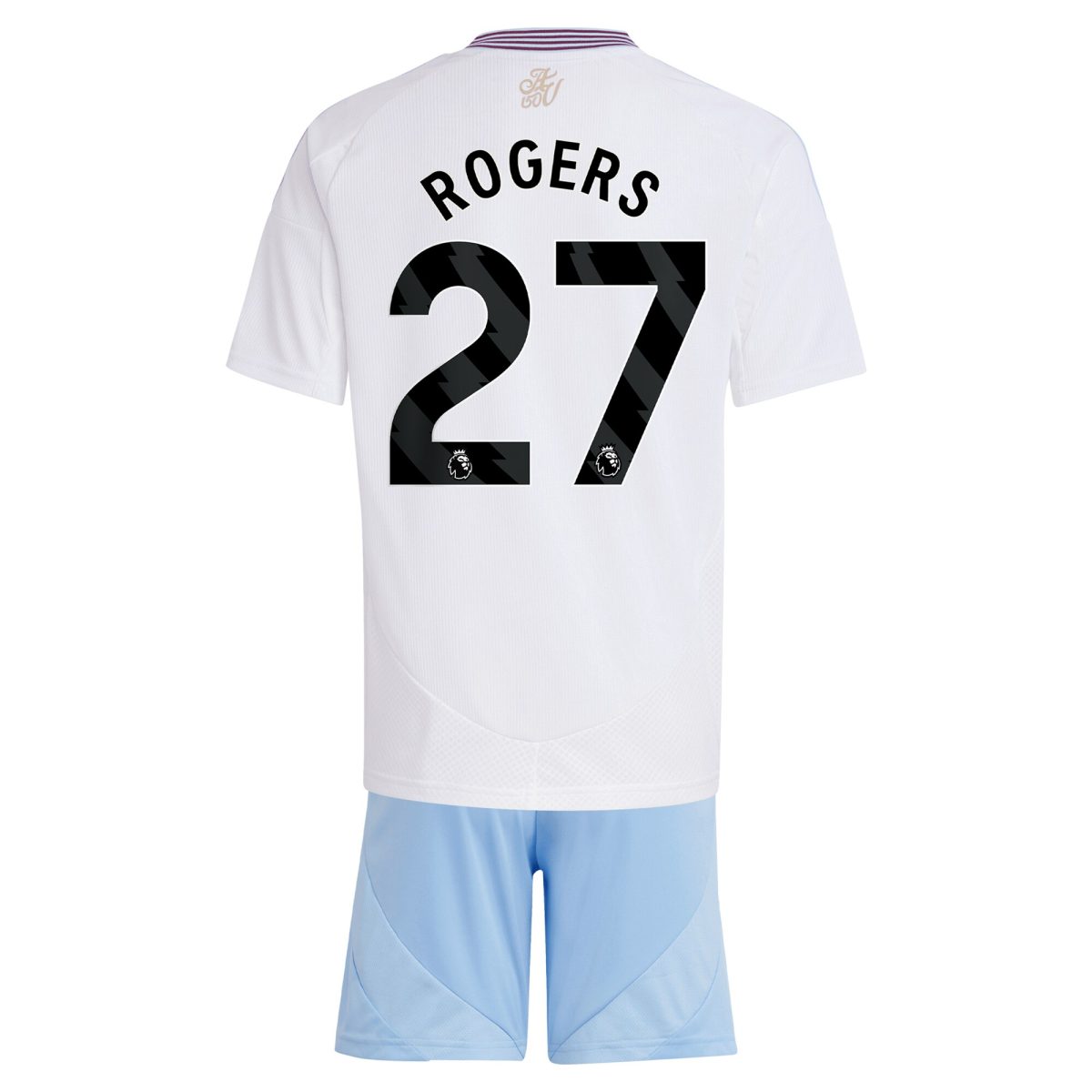 aston villa adidas away mini kit 2024-25 with rogers 27 printing Collection | Official Aston Villa FC Gear Online
