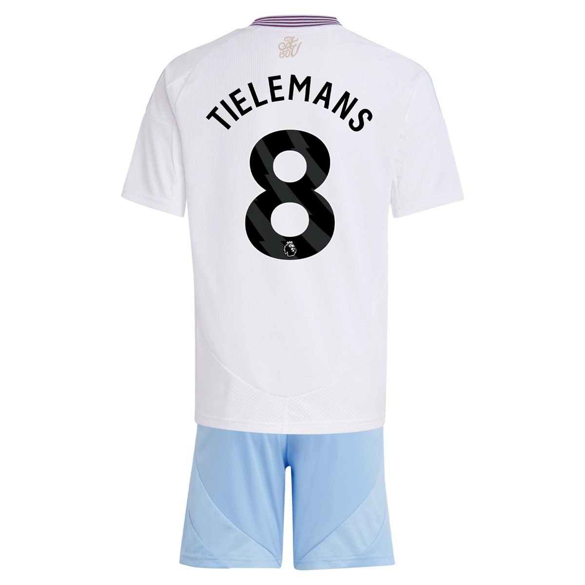 aston villa adidas away mini kit 2024-25 with tielemans 8 printing Collection | Official Aston Villa FC Gear Online