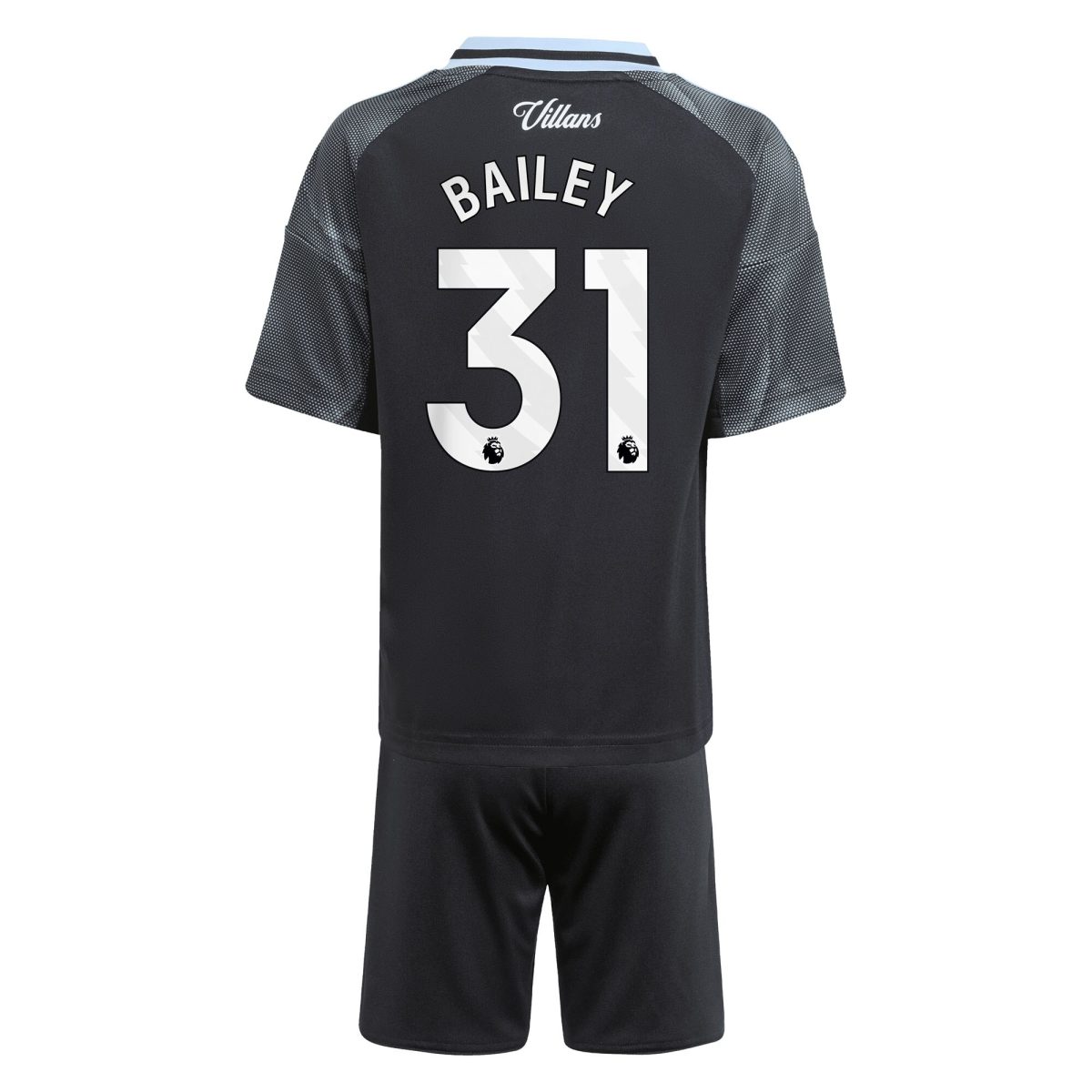 aston villa adidas away mini kit 2025-26 with bailey 31 printing Collection | Official Aston Villa FC Gear Online