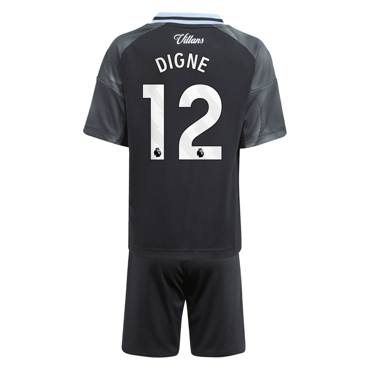 aston villa adidas away mini kit 2025-26 with digne 12 printing Collection | Official Aston Villa FC Gear Online