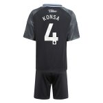 aston villa adidas away mini kit 2025-26 with konsa 4 printing Collection | Official Aston Villa FC Gear Online