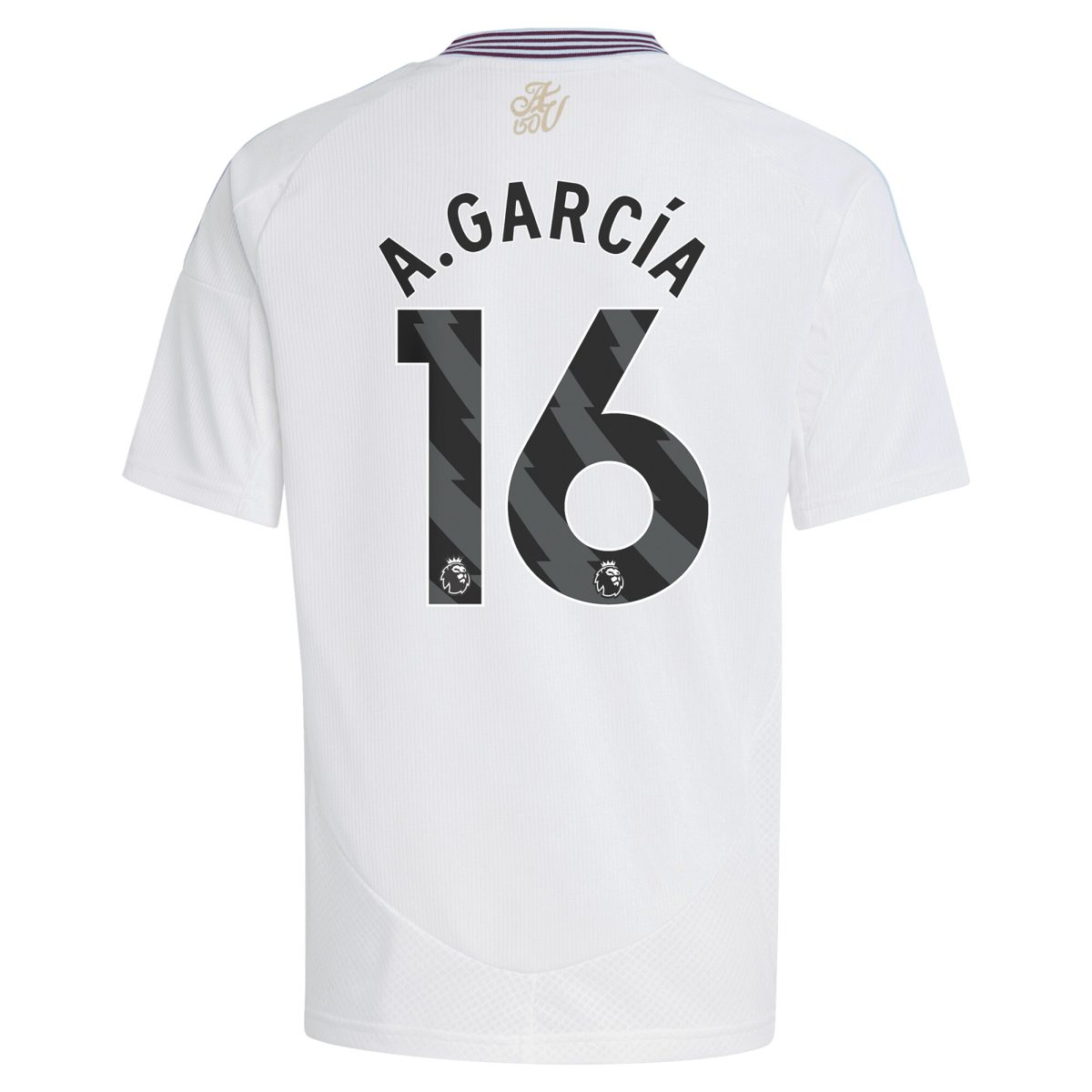 aston villa adidas away shirt 2024-25 – kids with a.garcía 16 printing Collection | Official Aston Villa FC Gear Online