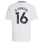 aston villa adidas away shirt 2024-25 – kids with a.garcía 16 printing Collection | Official Aston Villa FC Gear Online
