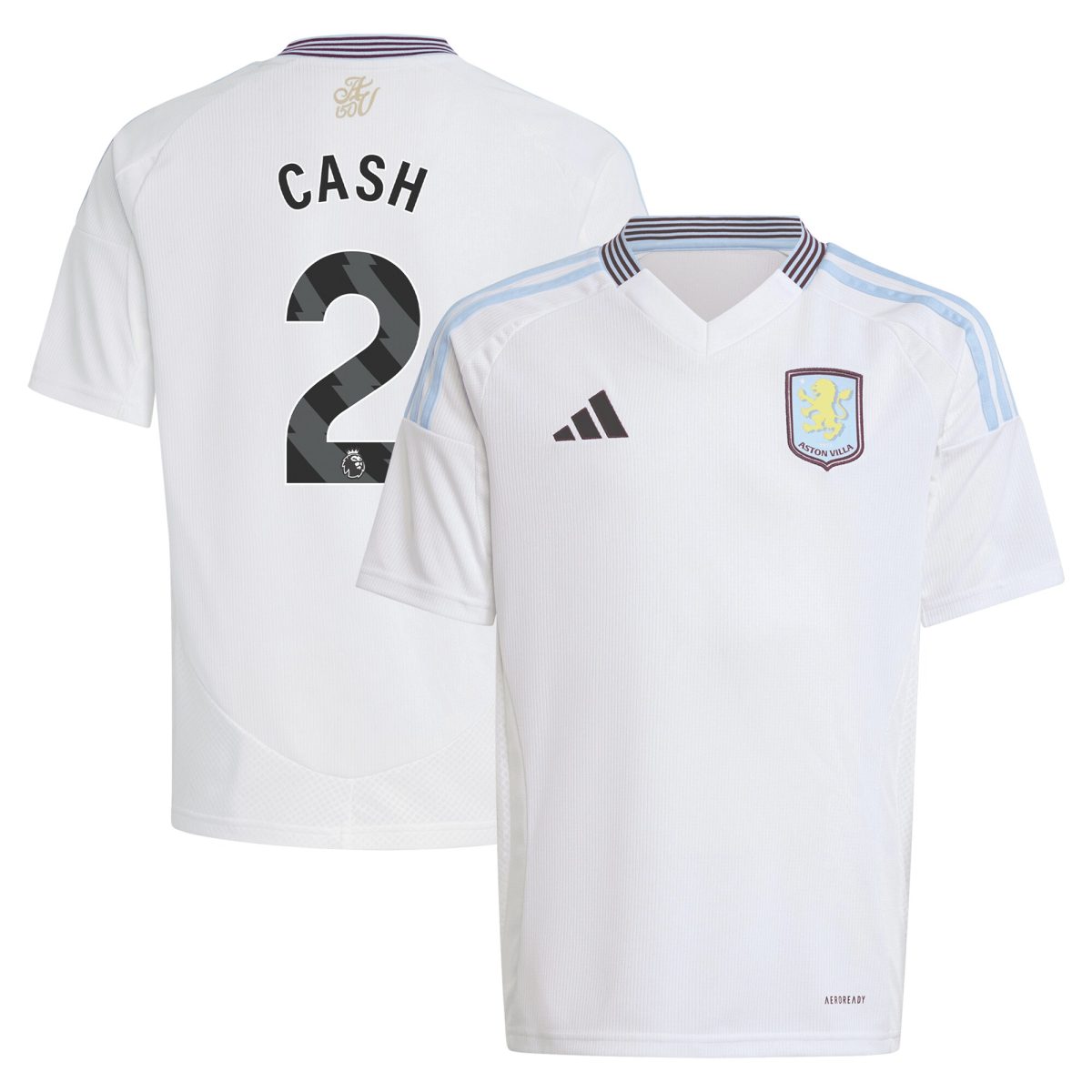 aston villa adidas away shirt 2024-25 – kids with cash 2 printing Collection | Official Aston Villa FC Gear Online