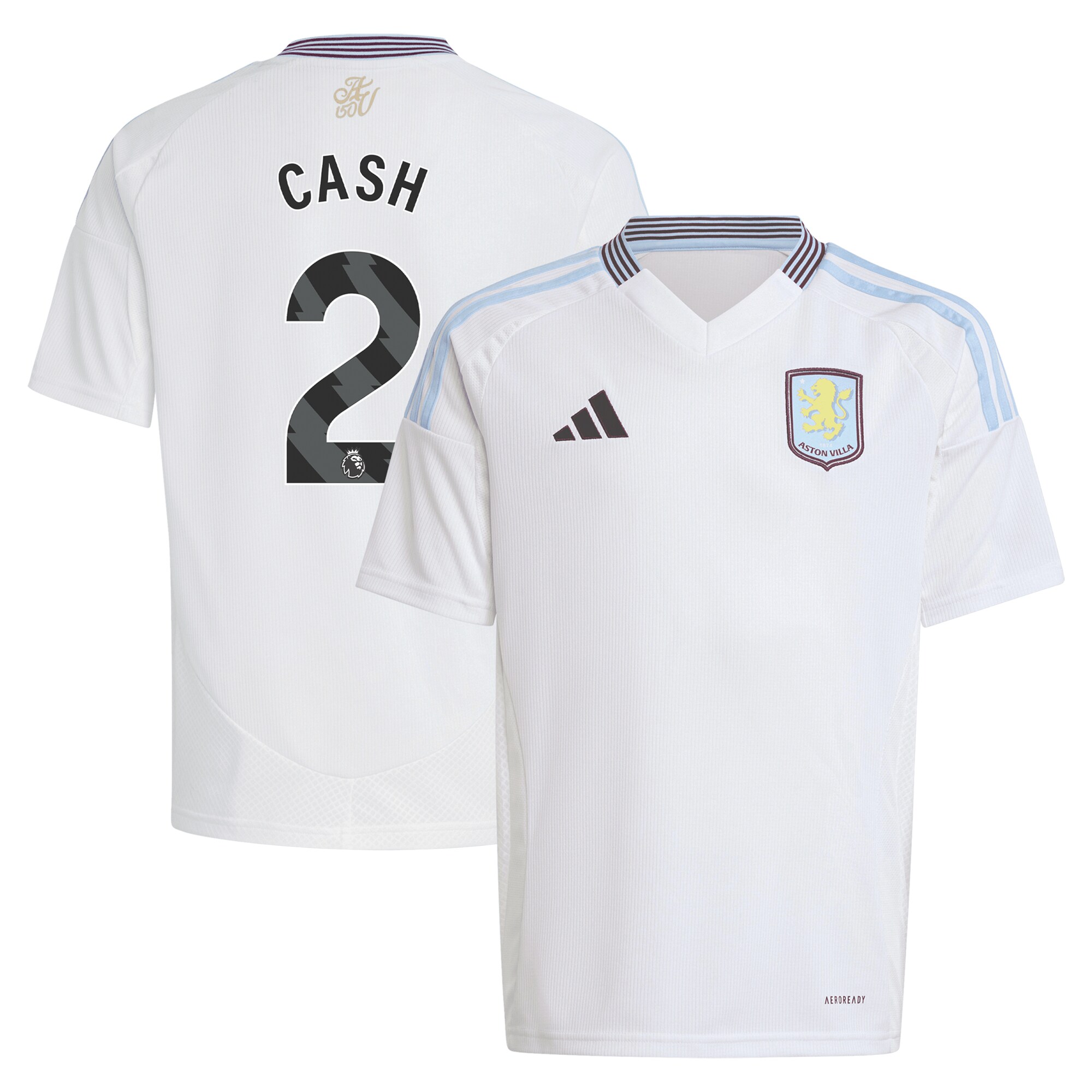 aston villa adidas away shirt 2024-25 – kids with cash 2 printing Collection | Official Aston Villa FC Gear Online